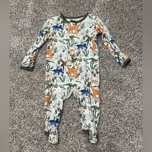 Magnetic Me Nature Print Baby Onesie - Multicolor